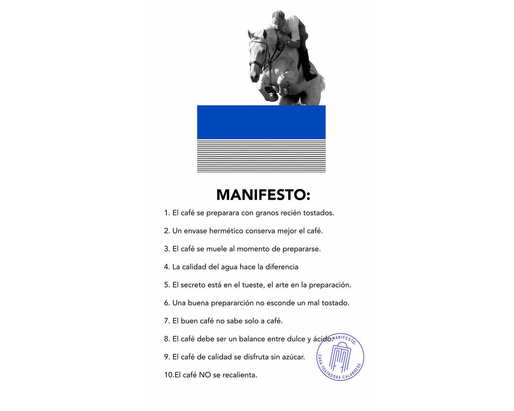 MANIFESTO EN LIENZO